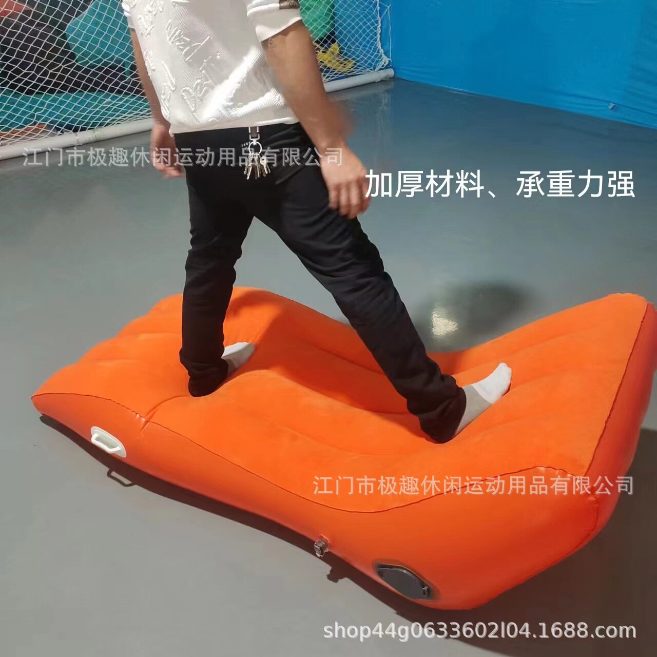 新款一键式自动充气沙发家居露营休闲床沙滩水上漂浮沙发户外便携
