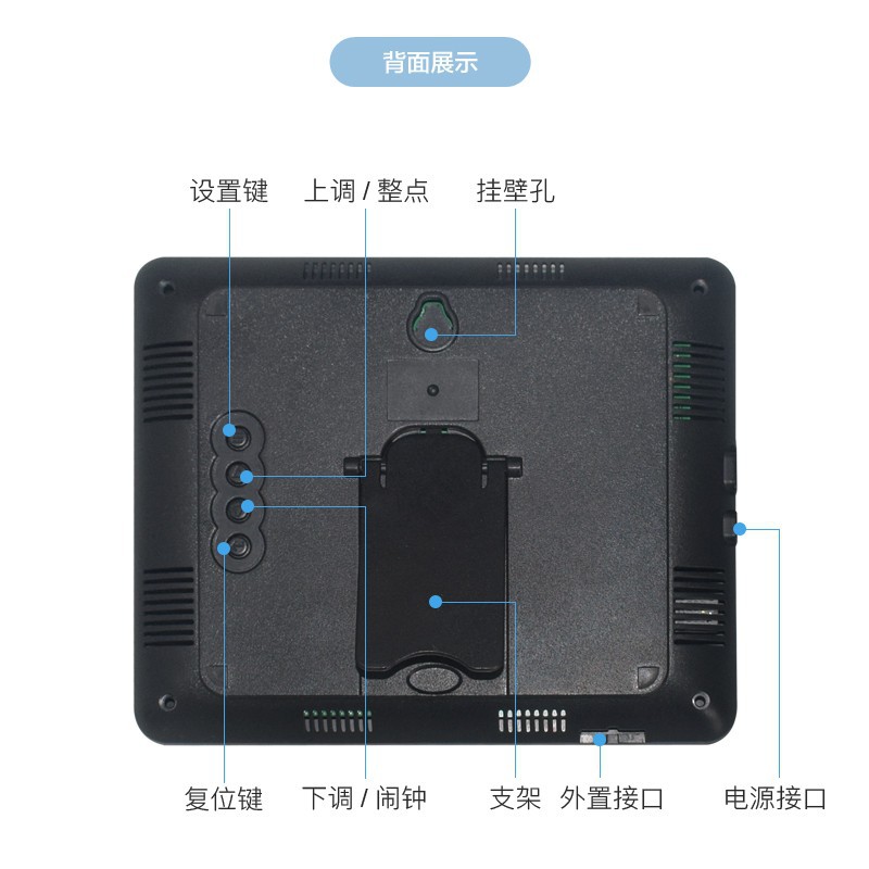 新型温湿度显示仪表宽屏带显示红光实验室仓库冷库室内挂壁LX905