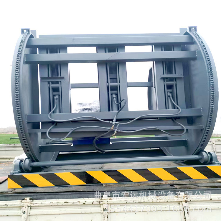 2100mm开口垛料液压360°翻转机