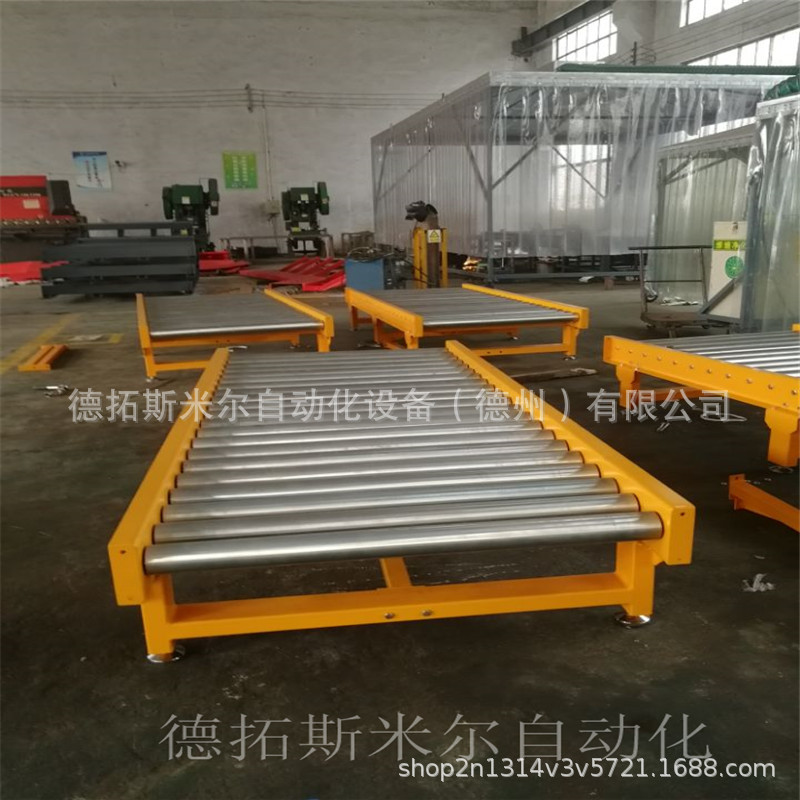 按需定制滚筒输送机工作台 牛眼万向球输送滚筒流水线伸缩辊筒线