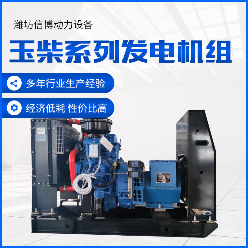 玉柴双缸小型柴油发电机组