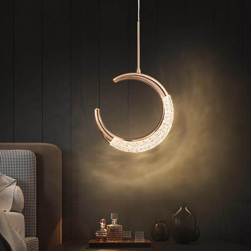 轻奢阳台灯2023年新款床头吊灯极简设计师款艺术小餐厅灯吊灯三头