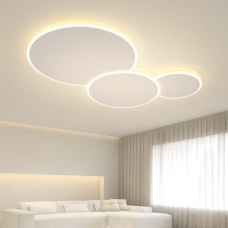 客厅灯吸顶灯现代简约创意个性极简圆形卧室灯新款led书房大厅灯