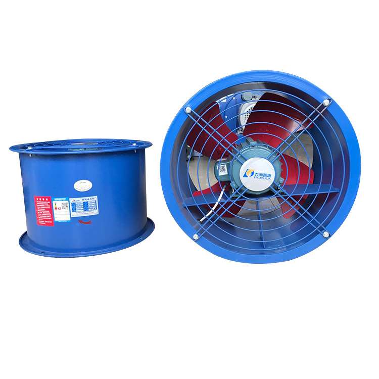 九洲普惠EG型管道通风机 大风量低噪音轴流抽风机厨房排油烟机