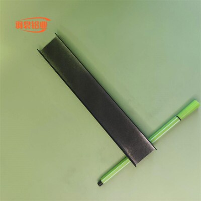 黑色U型铝槽34101内宽32mm铝合金槽铝 导轨铝槽铝条 工业铝槽