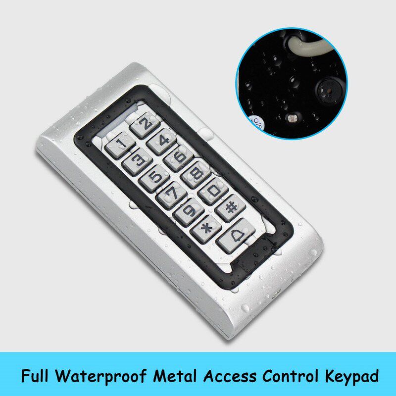 Waterproof IP68 Access Control System Kit 125KHz RFID Keypad