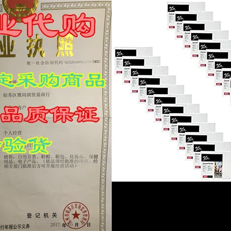 Mont Marte Canvas Panel (Pack of 24), 5 X 7 inches, Canva