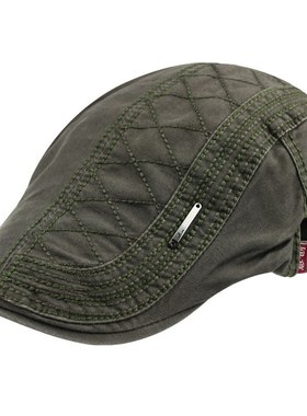 Mens Berets Boina Fashion Hat Masculina Plaid Style Gorro C