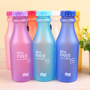 Bottle Plastic Fall Color Resist Matte Water Cup Candy Party