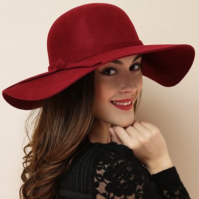 2021 Autumn Winter Bowler Hats for Women Girls Soft Vintage