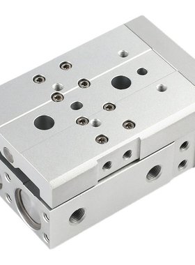 亚德客型气动HLQ滑台气缸HLQ6/8/1w2/16/20/25X10X20X30X40X50X75