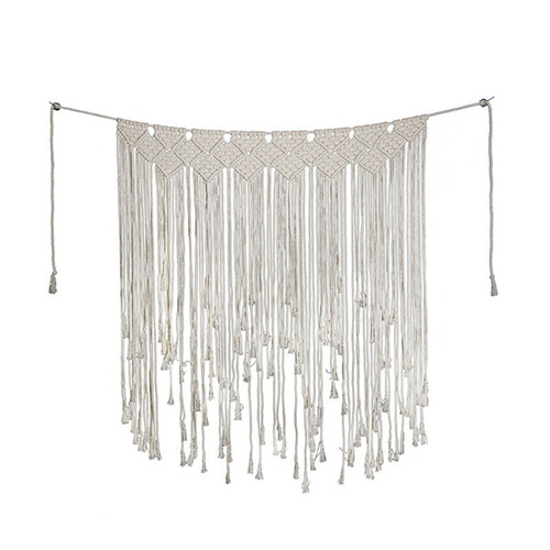 好货Tassel Tapestry Handmade Large Woven Wall Tapestry Large