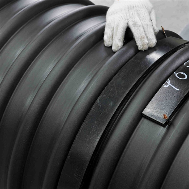 湖南长沙市政造价名录商品HDPE钢带增强缠绕螺旋波纹管下水管道