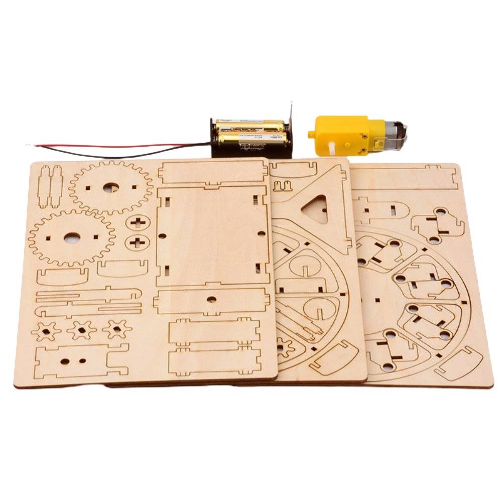 Ferris Wheel Music Box Wooden Puzzle Antifall Durable H