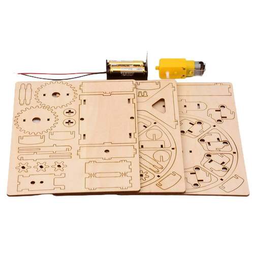 Ferris Wheel Music Box Wooden Puzzle Antifall Durable H