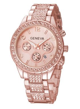 Women  Watches Stainless Steel Exquisite Watch Women Rhinest