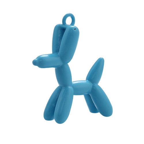 ZHOU Stereo cute Balloon Dog Charms Pendants For Jewelry Mak
