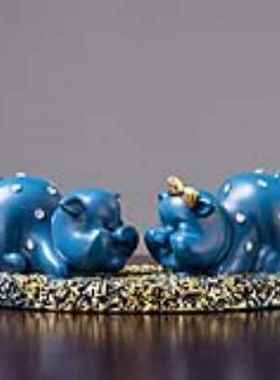 动物结婚礼物家居家装饰品客厅电视柜房间卧室内酒柜摆件布置摆设