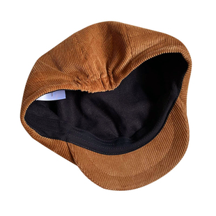Retro Winter Caps For Men Corduroy Newsboy Hat Woman Flat Ca