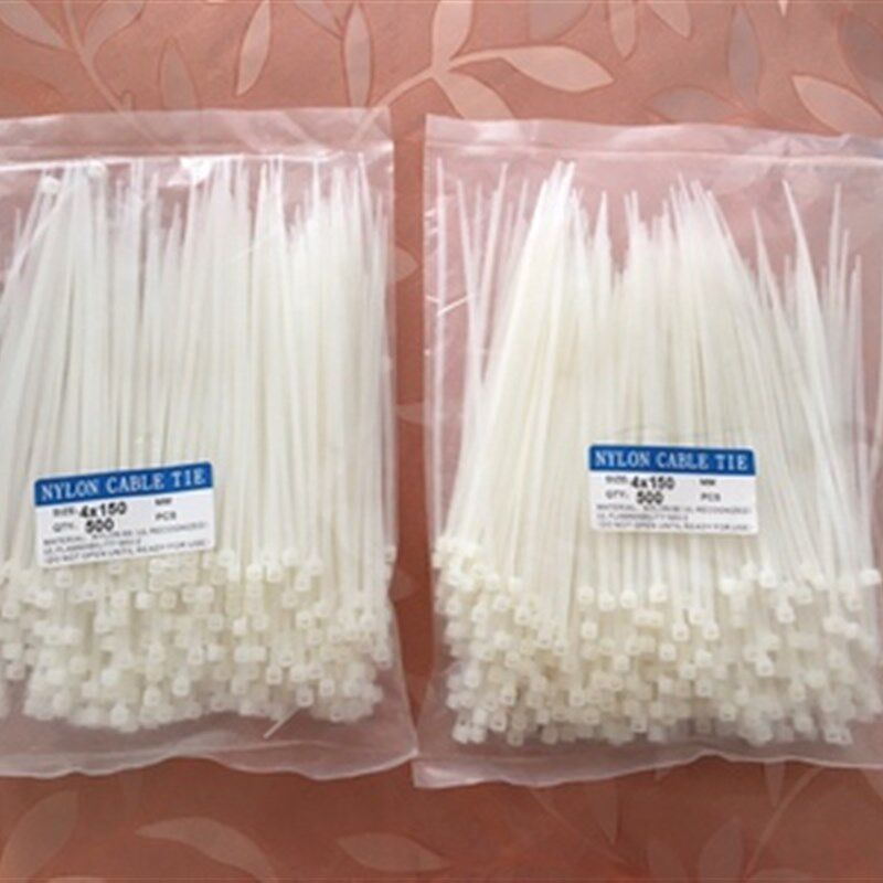 100PCS black 5X200 Self-locking plastic nylon tie cable tie