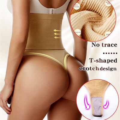Double Control Panties Shapewear Waist Cincher Women Butt Li