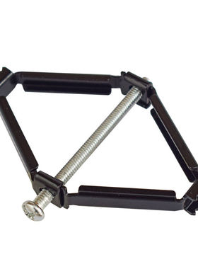 E1234菱形暗盒修复器86型接线盒快装防滑固定器黑色(10只装)