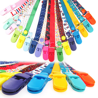 Adjust Baby Pacifier Clip Chain Ribbon Dummy Holder Chupetas