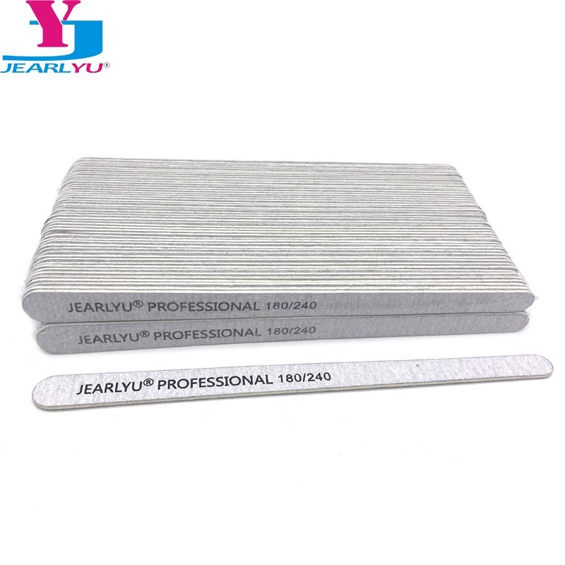 200Pcs/Lot Nail File JEARL YU 180/240 Grits Sanding Buffer