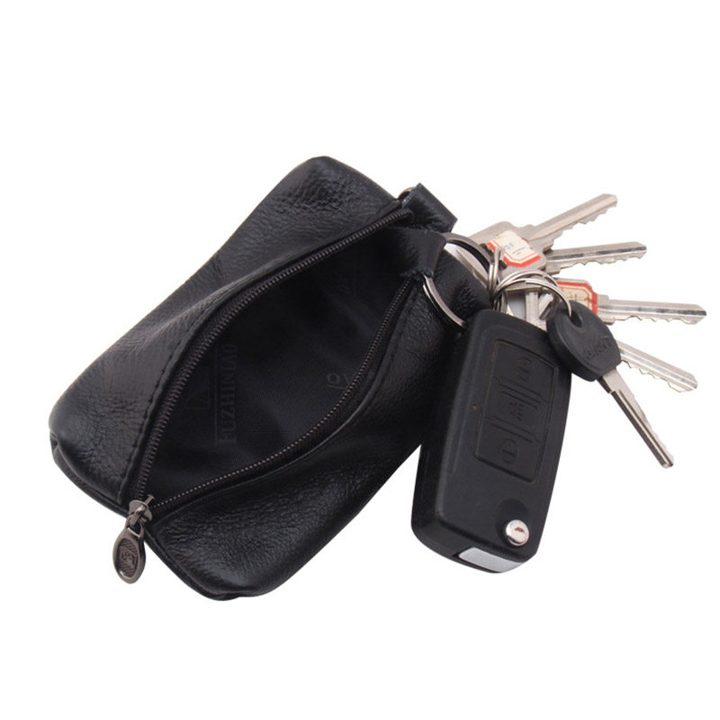 Car Key Case Leather Men Women Wallets Key Holder Housekeepe