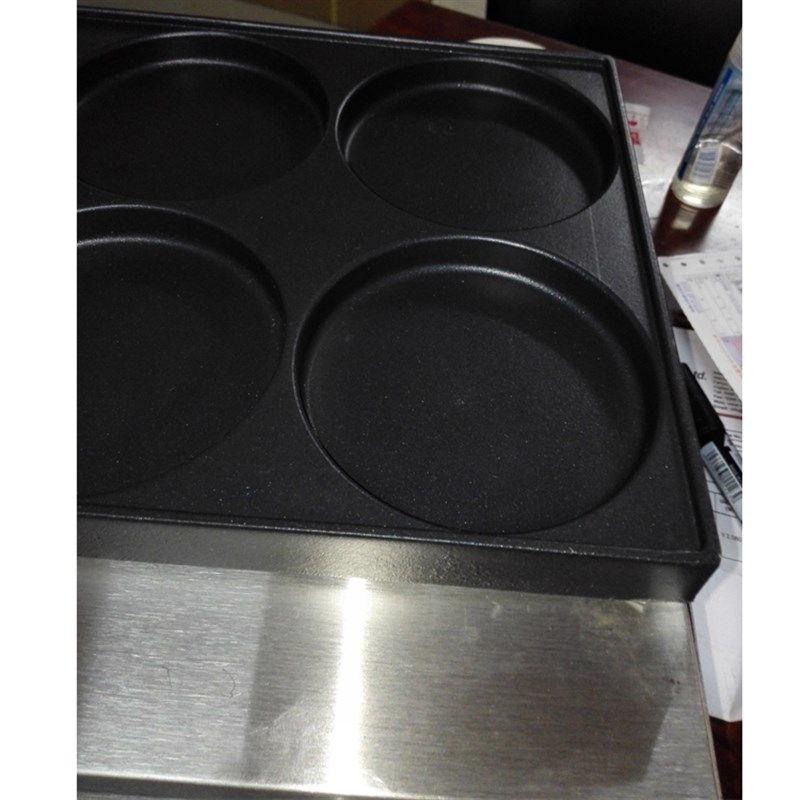 极速新品厂促杰亿6孔汉堡机燃气鸡蛋汉堡炉煎肉蛋堡机商用烤饼机