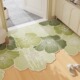 绿色入户门地垫耐脏可擦免洗丝圈清新门口玄关地毯进门脚垫可裁剪