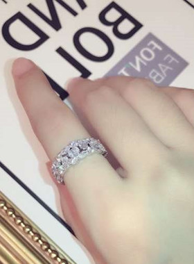 Open index finger ring fele Korean simple personality ring