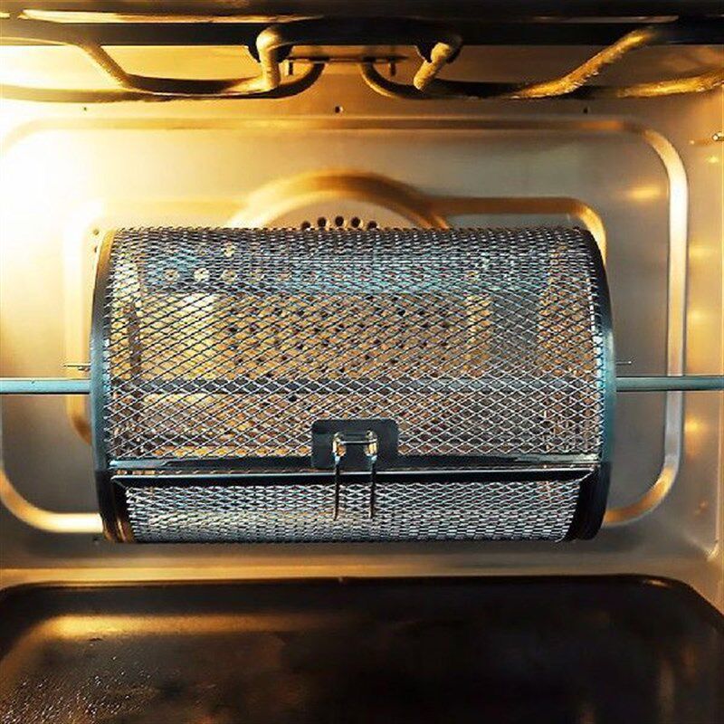 Rotisserie Roasting Oven Basket Universal Fit Stainless
