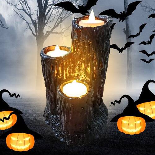 极速Decorative Melting Candles Holders Black Lava Candles