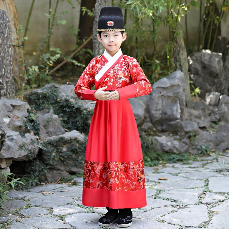 儿童古装汉服男童锦衣卫飞鱼服霸气男女孩四大名捕侠客书生演出服