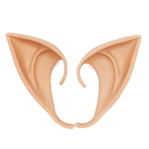 极速1Pair Halloween Latex Elf Ears High Simulation Harmless