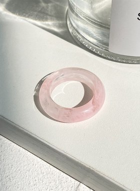 Resin color ring women树脂彩色戒指 创意复古森系性冷淡风戒指