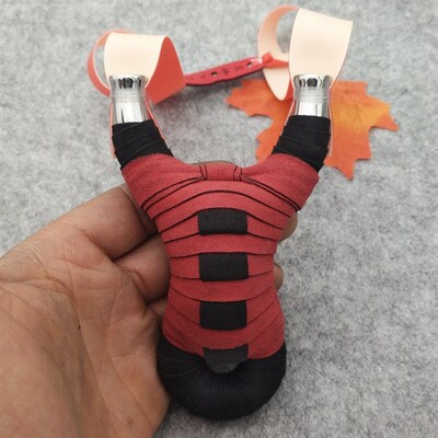 极速传统冷弯飞虎弹弓12毫米不锈钢手工龅牙花瓶撑头反曲过顶扁皮