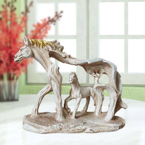 极速Resin Horse Arsthec Ornament Desk Collection Animal