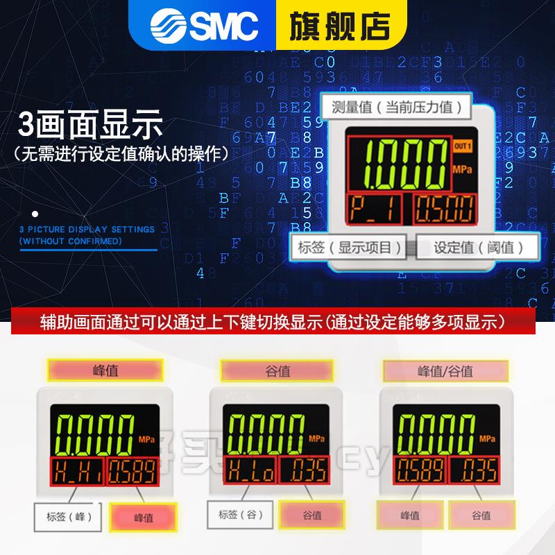 SMC数显表压力开关ISE20/