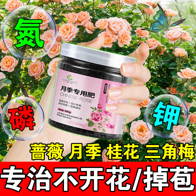 月季花专用肥营养液缓释肥颗粒通用型花卉通用肥花多多2号促花肥