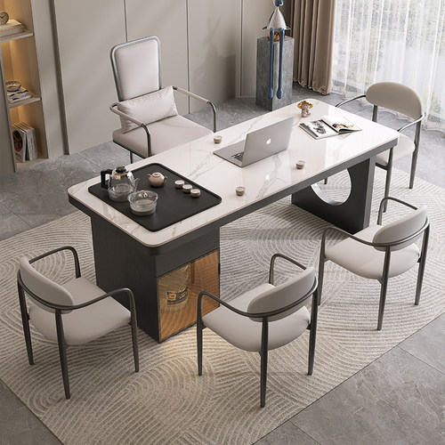 岩板阳台客厅家用办公室喝茶桌