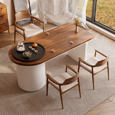 新中式实木茶桌椅组合