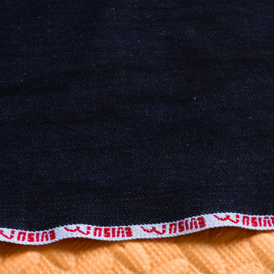 高品质放心买EVISU福神冈山红边赤耳丹宁原浆色水洗牛仔布料丹宁