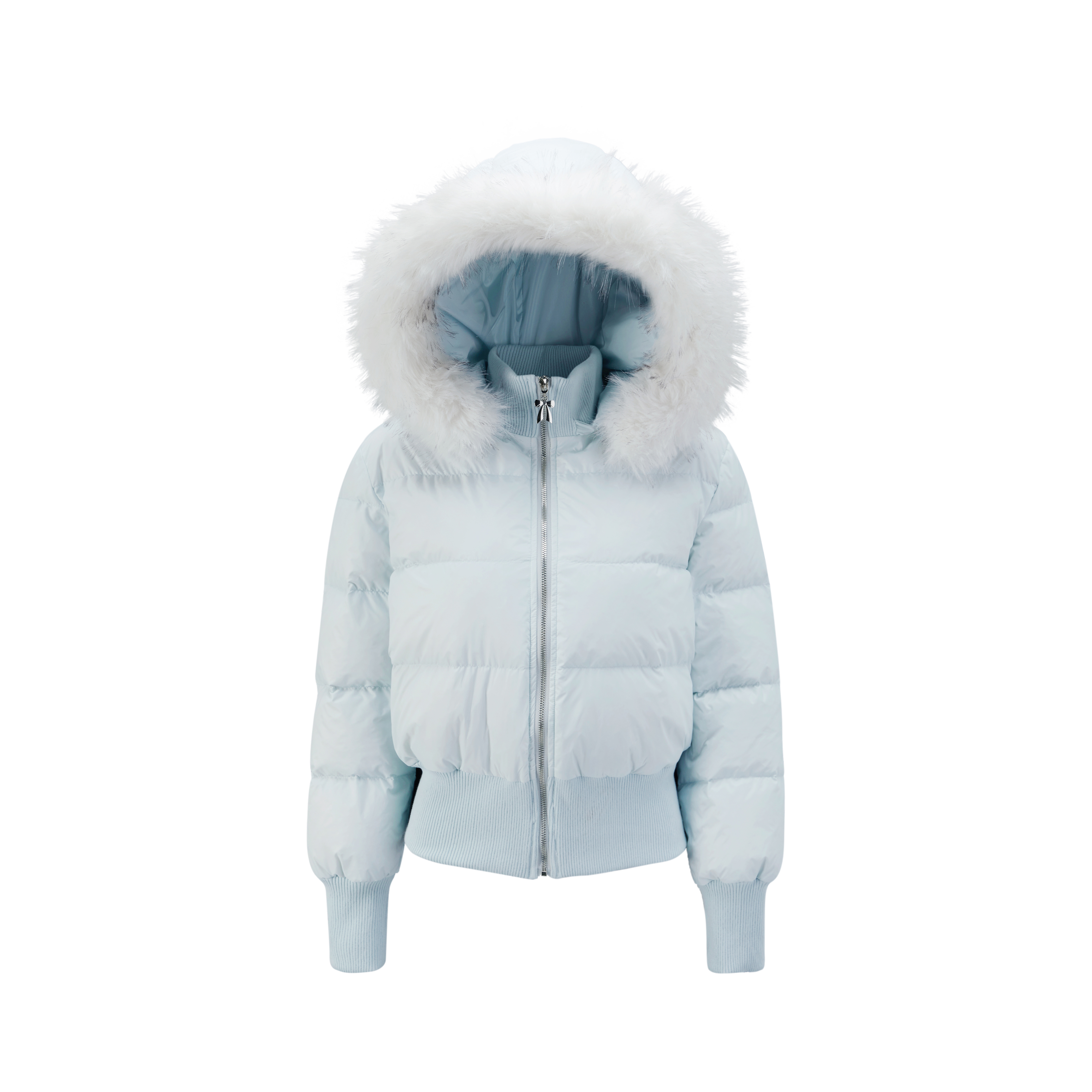 NCXK-冬季90白鸭绒大毛领收腰短款羽绒服正肩显瘦保暖外套WT25173