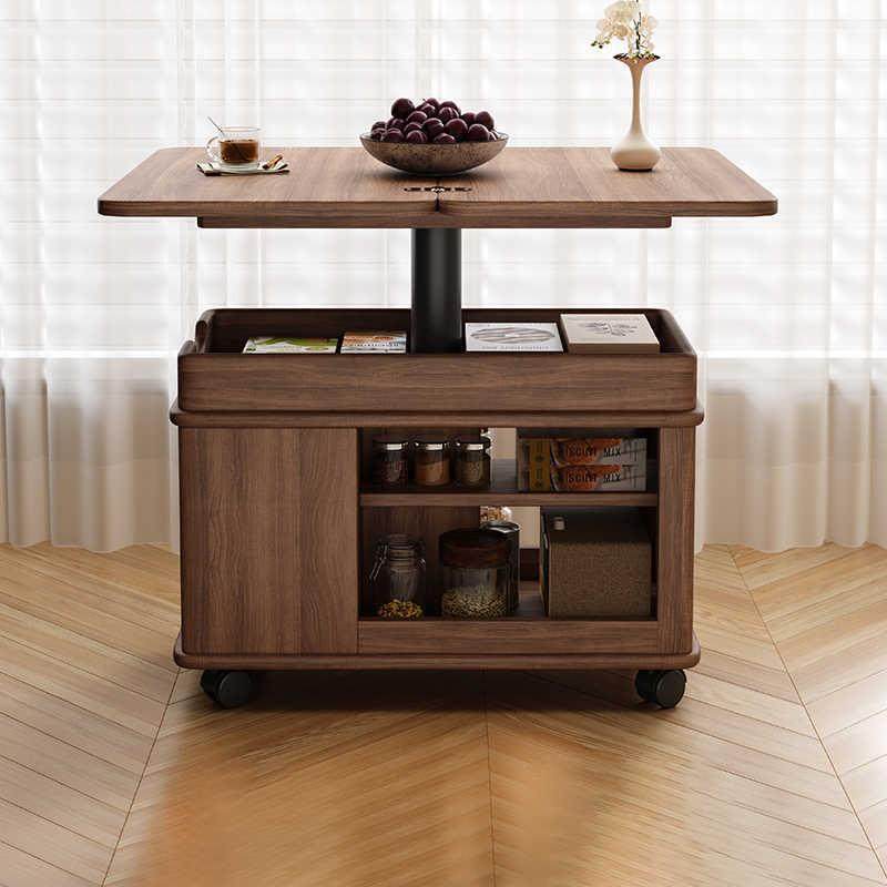 可移动茶几中古风多功能可升降边几小推车可折叠小户型沙发边几,鲜花速递/花卉仿真/绿植园艺,割草机/草坪机,淘宝优惠券,粉丝福利购,淘宝优惠卷