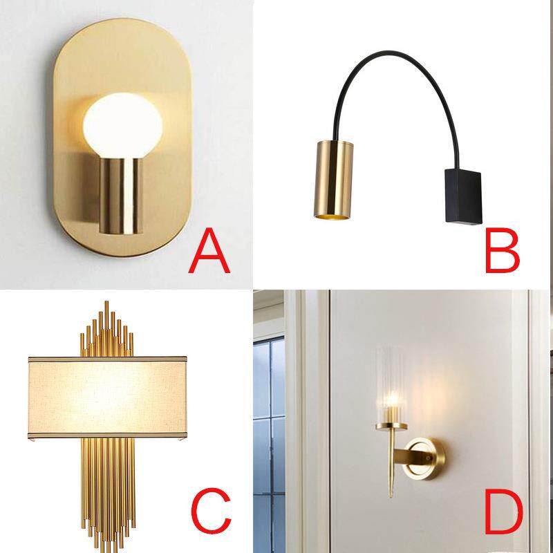 后现代简约玻璃壁灯奢华大气公寓样板客厅走廊过道酒店工程壁灯