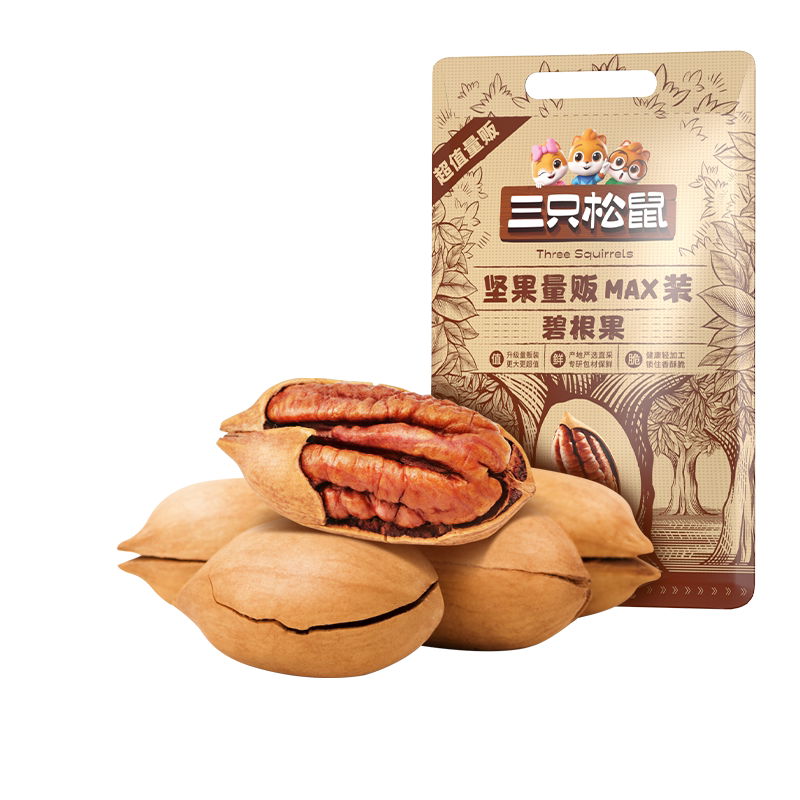 三只松鼠量贩奶油碧根果500g