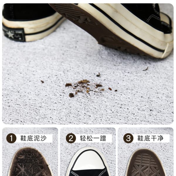 入户门地垫丝圈大门口进门脚垫家用耐脏可裁剪玄关地毯门外防滑垫