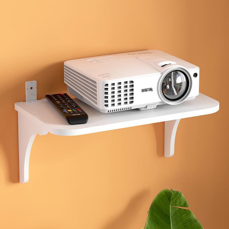 投影仪支架床头壁挂置物架免打孔床上墙上托盘投影机放置台架子